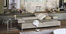 Modular sofa LOFTcontemporaryfabricleather