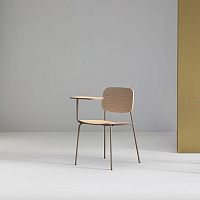 Contemporary chair CAPindoorfabricplywood