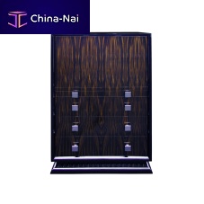 Bar bar cabinet B003Art DecoMacassar ebonywith drawers