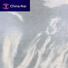 Patterned sheer curtain fabric ALTO linenpolyesterwashable