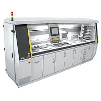 Metalographic laboratory grinding polishing machine QPOL 300 BOTmetallographic samplefor sample preparation