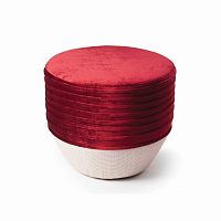 Contemporary pouf NAZARfabricround