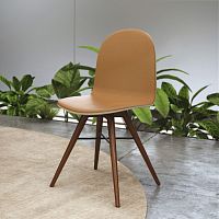 Contemporary dining chair SEEDindoorfabricleather