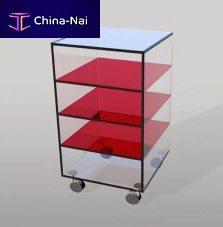 Shelf on casters TI VEDOcontemporaryglass