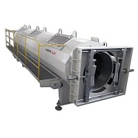 Extrusion cooling bath tubewater spray