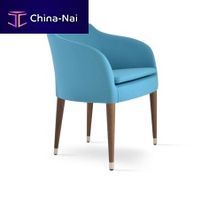Contemporary chair BUCAindoorwoolleather
