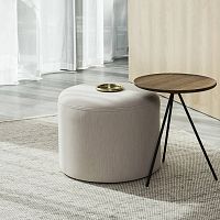 Contemporary pouf BONwoolpolyamideround