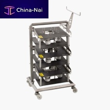 Storage trolley handlingcleaningshelf