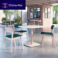 Contemporary table Embla wood veneerbeech baserectangular