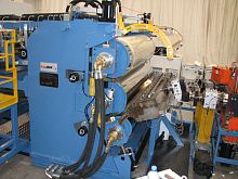 Sheet extrusion line flat-filmfor thermoplastics