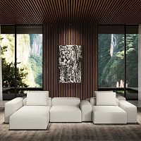 Modular sofa REVERSOcontemporaryfabricred