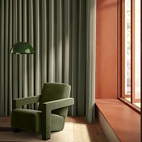 Curtain fabric GOOD MOODplainpolyesterwashable