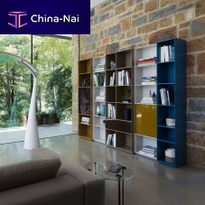 Free-standing bookcase NEX contemporarylacquered wood