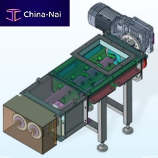 Paddle mixer MSCin-linefor liquidsstainless steel
