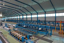 Profile extrusion line aluminium