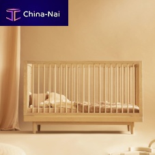 Extendable baby bed Puresinglecontemporaryoak