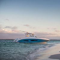 Outboard express cruiser 33 SAVtwin-enginehard-topopen