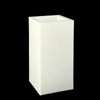 Rotomolded polyethylene planter BELAMIcontemporarywhiteindoor