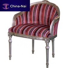 Louis XVI style armchair MARIE ANTOINETTE : 60001fabricwooden