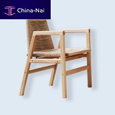 Contemporary dining chair 4.00.00outdooreucalyptuswooden base