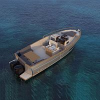 Outboard express cruiser 32 twin-engineopen2-cabin