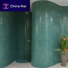 Walk-in shower SNAILstoneroundfor spa
