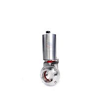 Butterfly valve pneumaticflow controlfor water