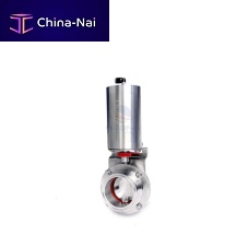 Butterfly valve pneumaticflow controlfor water