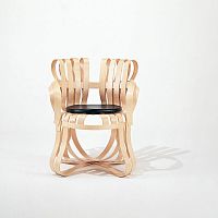 Original design chair Cross Checkindoorleathermaple
