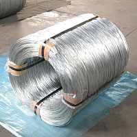 Steel wire hot dip galvanised