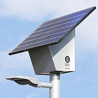 Urban lamp post DIBA LIGHT POINT contemporarygalvanised steelwith tempered glass diffuser