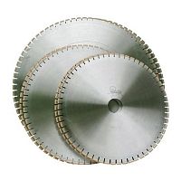 Diamond-coated cutting disc for marble