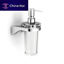 Public use soap dispenser ML01Dhomewall-mountedchromed metal