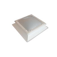 Flat roof skylight FIXED with skylight framePMMA