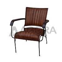 Traditional armchair CUBAleathermetalhandmade