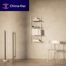 Wall-mounted shelf modularcontemporarystainless steel