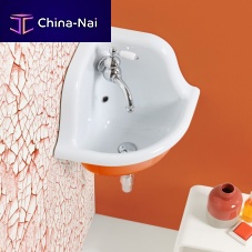 Wall-mounted washbasin TCL4040ceramiccornertraditional