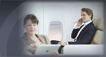 Aircraft cabin inflight connectivity satellite telephonedata communicationfor mobile phone