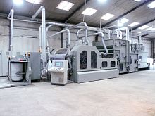 Bast fiber carding machine