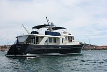 Inboard trawler Delfino 65flybridgesteel