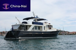 Inboard trawler Delfino 65flybridgesteel