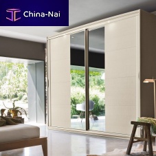 Contemporary wardrobe SC90solid woodsliding doormirrored