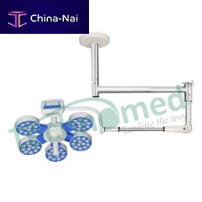 Ceiling-mounted surgical light TMI-C-5LEDwith control panel