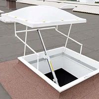 Glass smoke vent SKYMAX CEPVCsmoke and heat extractor