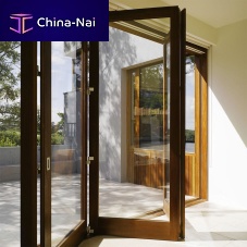 Folding patio door woodenwooden framedouble-glazed