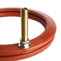 Inflatable seal silicone rubberdoorfor medical applications