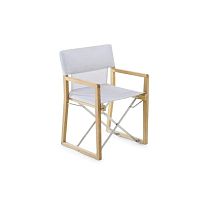 Contemporary chair Cosetteoutdoorfabricteak