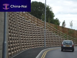 Concrete retaining wall ANDACRIBmodularprefab