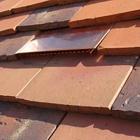 Ventilated roof tile flatlargealuminum