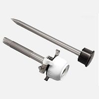 Laparoscopic trocar rounded tipsingle use